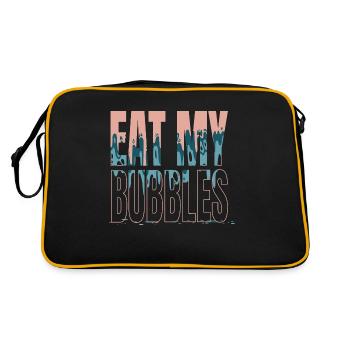 birthday swimming trunks statement sayings funny - Retro Tasche - Schwarz/Gold - Hinten
