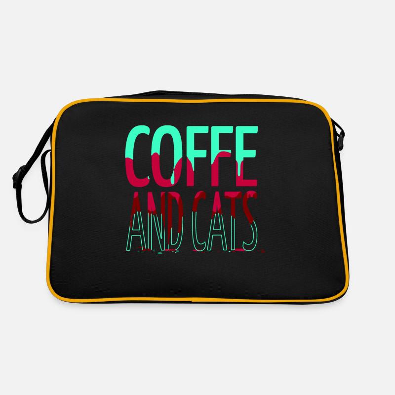 gift business cat tshirts coffee cup aww Retro Bag