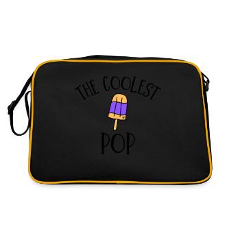LA POP LA PLUS COOL - Sac Retro - noir/or - Dos