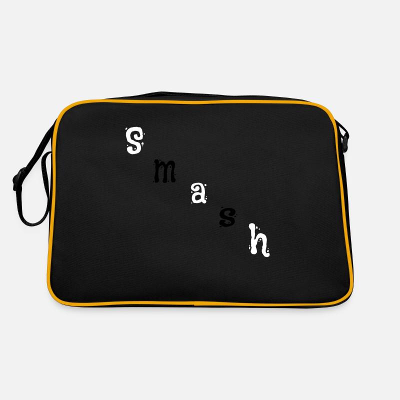 Briser - Sac Retro - noir/or