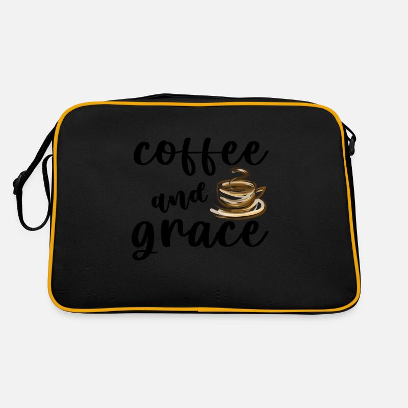 Coffee And Grace black Retro Bag