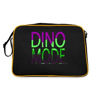 Garçons Dino Dictons drôles Dictons geek - Sac Retro - noir/or - Dos