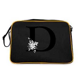 Point D - Sac Retro - noir/or - Dos
