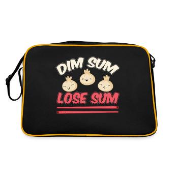 Dim Sum Lose Sum - Retro Bag - black/gold - Back