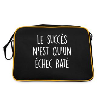 le succès n est qu un échec raté - Sac Retro - noir/or - Dos