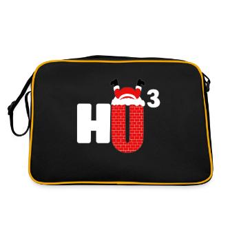 Noël Ho HOHOHO haut 3 - Sac Retro - noir/or - Dos