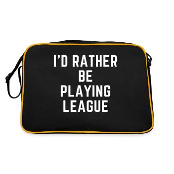 Je préfère jouer à League T-shirt Legends MOBA - Sac Retro - noir/or - Dos