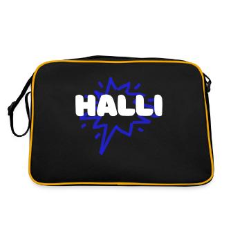 Look partenaire Halli Galli - Sac Retro - noir/or - Dos