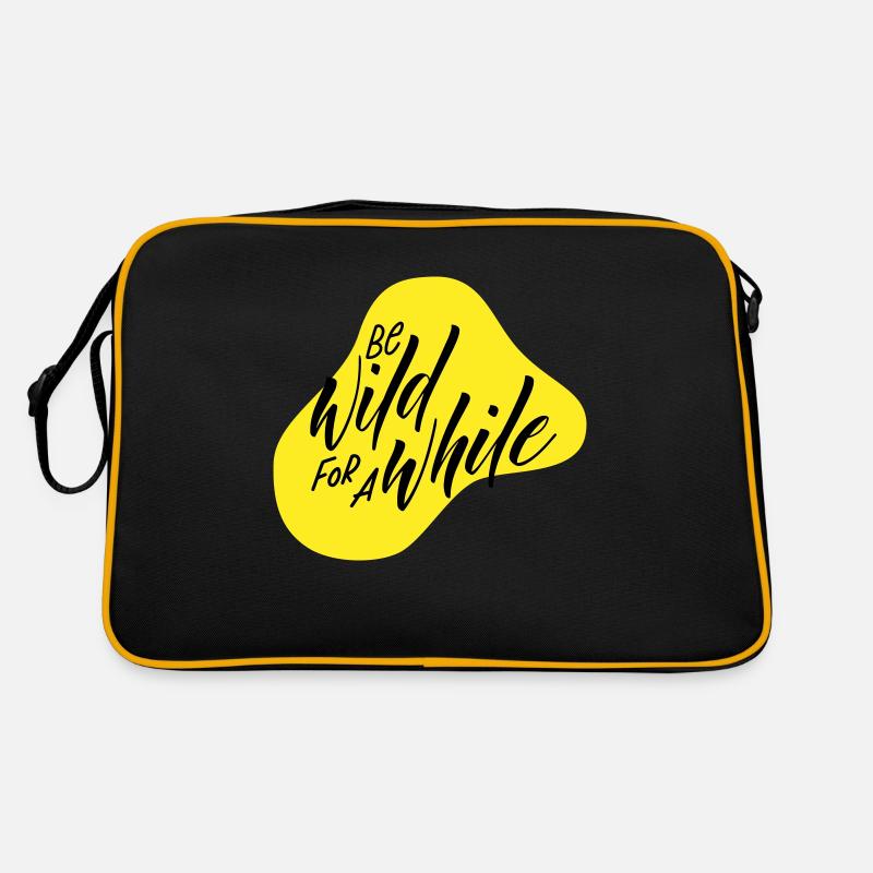 Be wild for a while Retro Bag