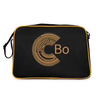 For Bo - Retro Bag - black/gold - Back
