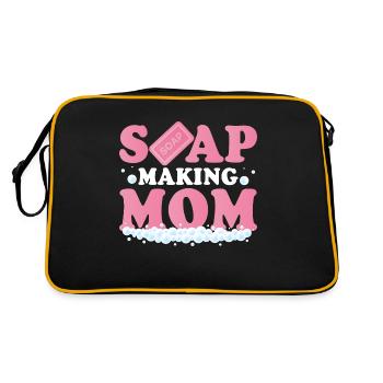 Fabrication de savon Maman Savonneuse Fabrication de savon - Sac Retro - noir/or - Dos