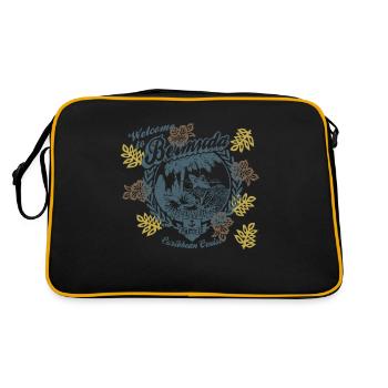 Bienvenue aux Bermudes - Sac Retro - noir/or - Dos