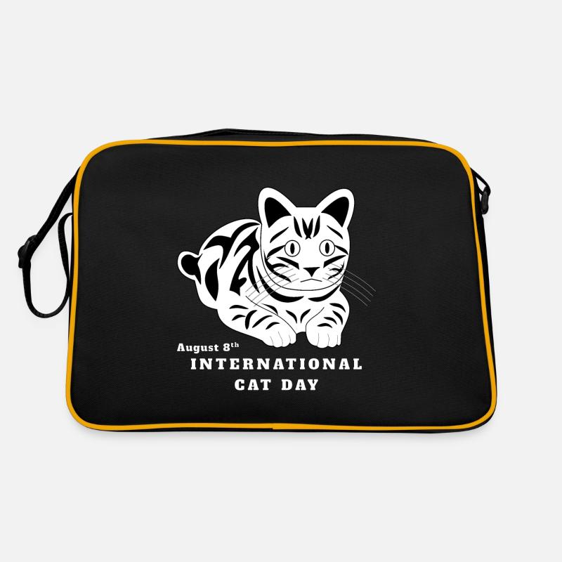 JOURNÉE INTERNATIONALE DU CHAT Sac Retro
