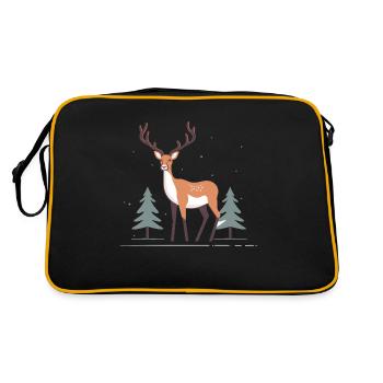 Cerf - Sac Retro - noir/or - Dos