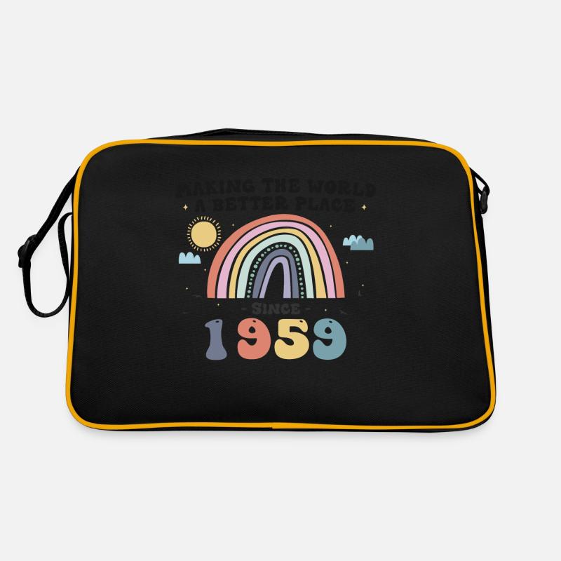 Die Welt seit 1959 besser machen, niedlich Retro Tasche