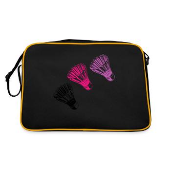 shuttlecock - Retro Bag - black/gold - Back