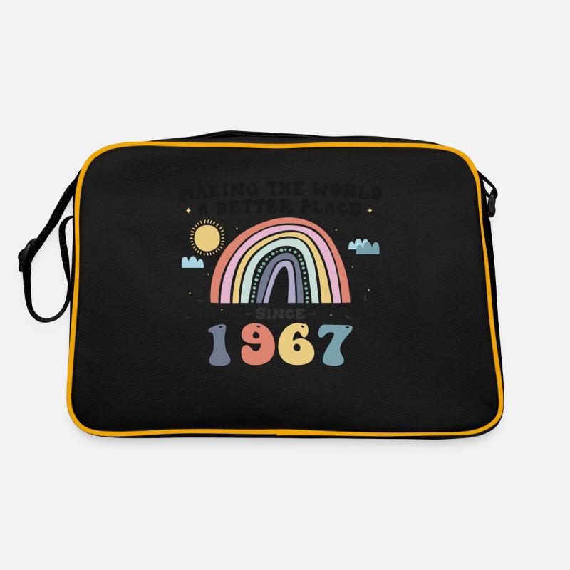 Die Welt seit 1967 besser machen, niedlich Retro Tasche