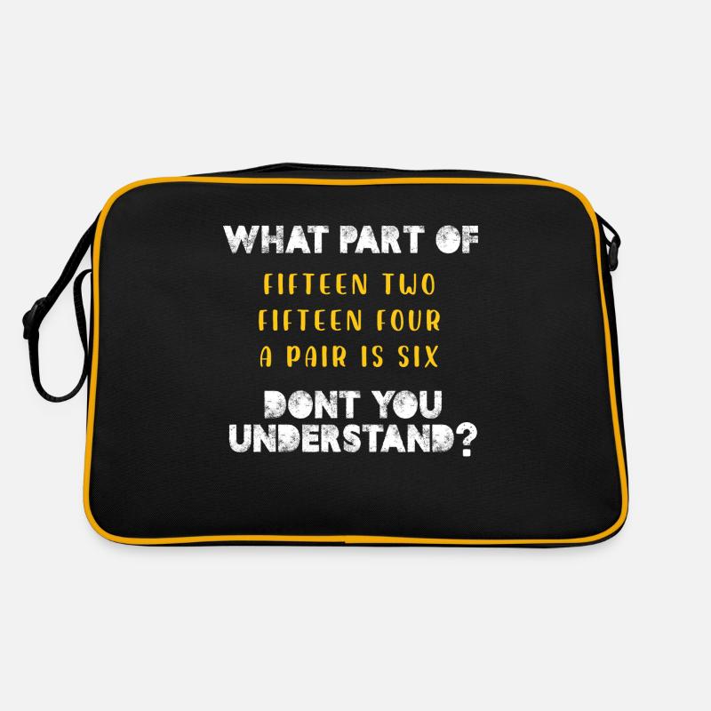 fifMotiven two do you undertand Design for a Retro Tasche