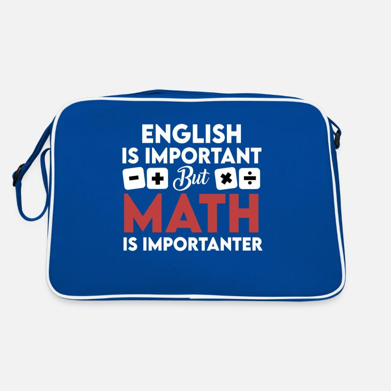 Funny Math Student Pun Mathematics Lovers Retro Bag