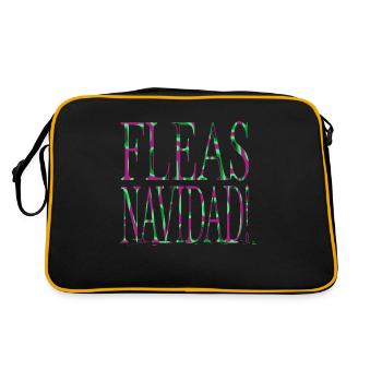 beards love bubaprints persian cat animals - Retro Bag - black/gold - Back