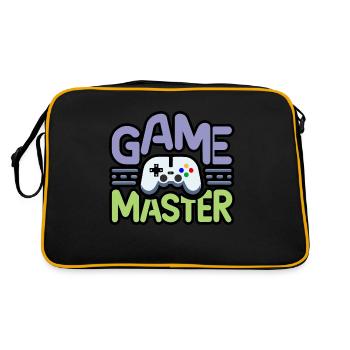 Game master - Sac Retro - noir/or - Dos