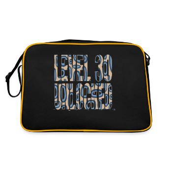 Jeux de cartes Fête des Pères Chemise Bière Heureuse - Sac Retro - noir/or - Dos