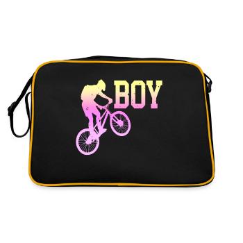 vélo vélo vélo mode de vie sain transport - Sac Retro - noir/or - Dos