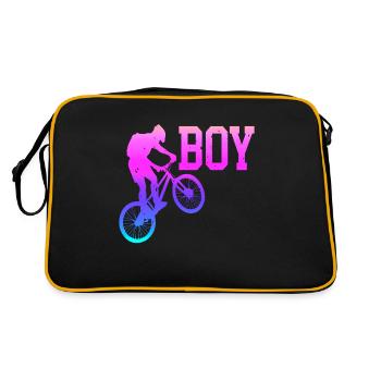 vélo vélo vélo mode de vie sain transport - Sac Retro - noir/or - Dos