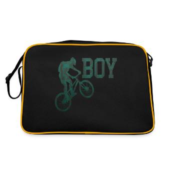 vélo vélo vélo mode de vie sain transport - Sac Retro - noir/or - Dos