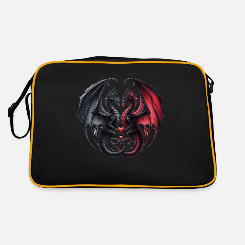 Drachen Retro Tasche