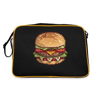 Byte-Size Burger - Retro Bag - black/gold - Back