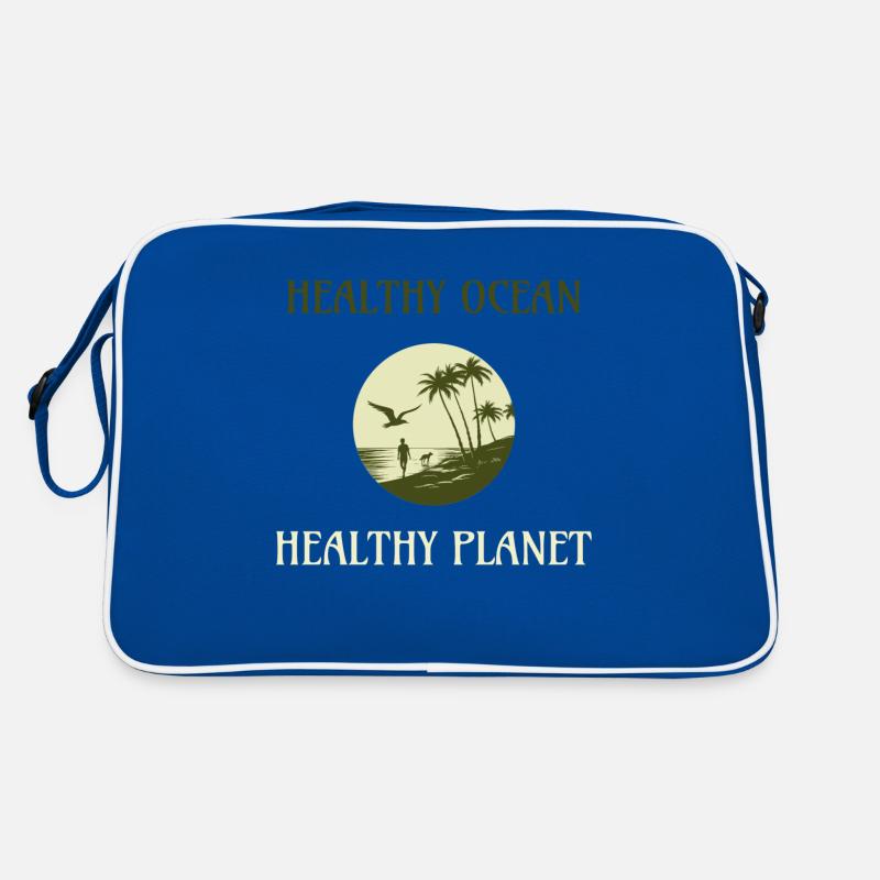 Meeresschutz Retro Tasche