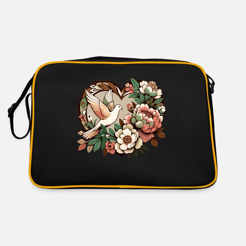 Friedenstaube Retro Tasche