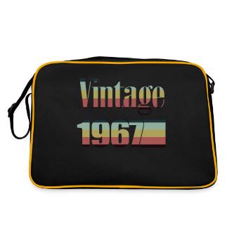 1967 Birthday 1967 Born In 1967 Birthday - Retro Bag - black/gold - Back