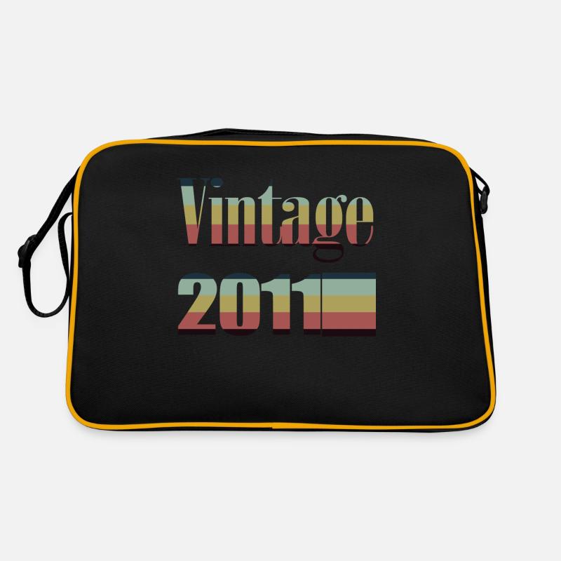 2011 anniversaire 2011 né en 2011 anniversaire Sac Retro