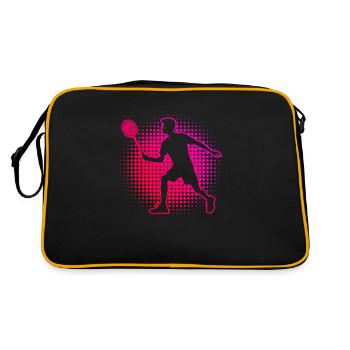 Badminton Men Squash Badminton Player Women - Retro Bag - black/gold - Back