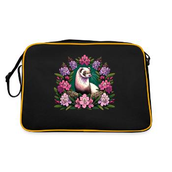 furet - Sac Retro - noir/or - Dos