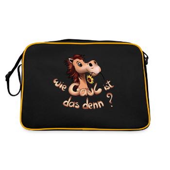 À quel point est-ce gaulois ou à quel point est-ce grand ? - Sac Retro - noir/or - Dos