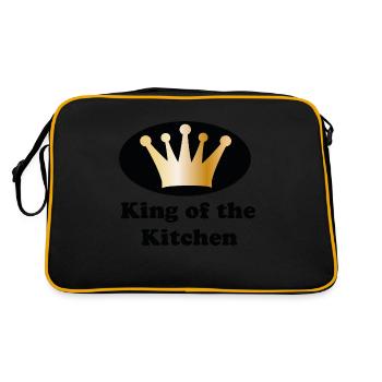 King of the Kitchen - Retro Bag - black/gold - Back