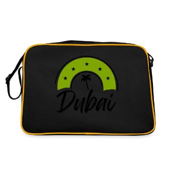 Dubaï - Sac Retro - noir/or - Dos