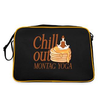 Yoga du lundi détente - Sac Retro - noir/or - Dos