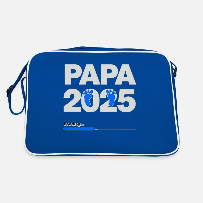 Papa 2025 Loading Väter Geschenk Retro Tasche