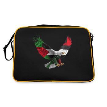 LE POUVOIR DE LA FIERTÉ DE LA LIBERTÉ - Sac Retro - noir/or - Dos