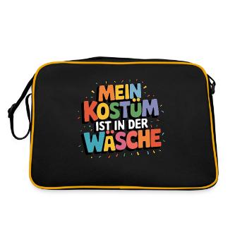 My costume is in the wash - Retro Bag - black/gold - Back