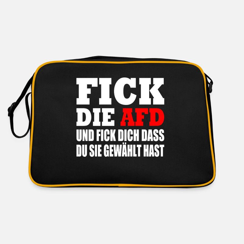fick die afd Retro Tasche