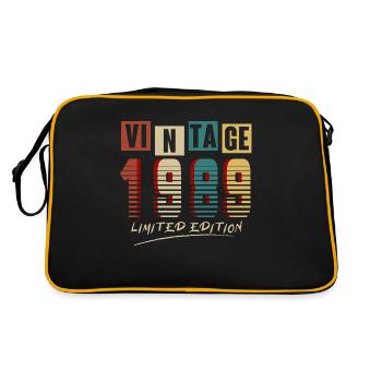 Vintage 1989: Limited Edition - 36th Anniversary. - Retro Bag - black/gold - Back