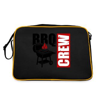 Grill Crew BBq - Retro Bag - black/gold - Back