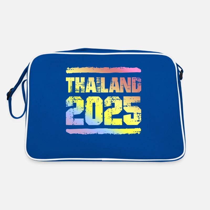 Thailand 2025 Bunt Retro Tasche