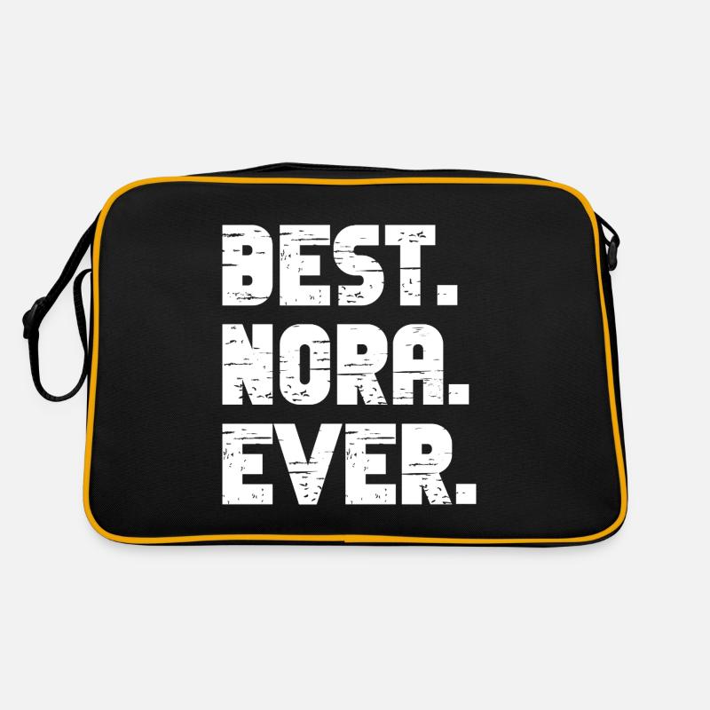 Best Nora Ever Retro Gift Saying Birthday Retro Bag