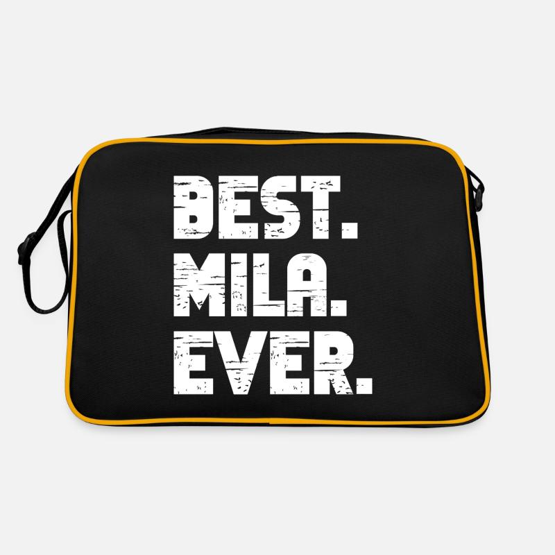 Best Mila Ever Retro Geschenk Spruch Geburtstag Retro Tasche
